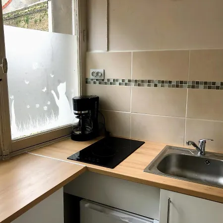 Apartment 2 Pers En Vieille Parking Gratuit - By La Source D'orfee Boulogne-sur-Mer